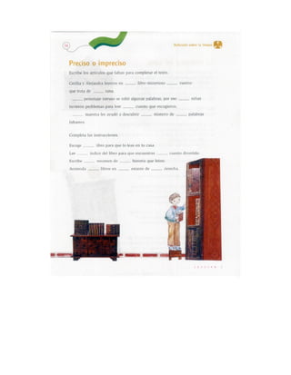 Español actividades cuarto grado 93