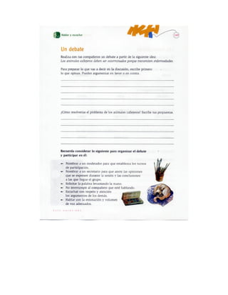 Español actividades cuarto grado 93