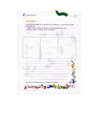 Español actividades cuarto grado 93