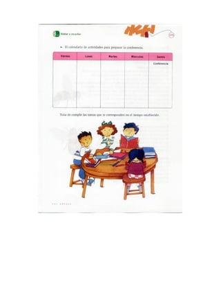 Español actividades cuarto grado 93