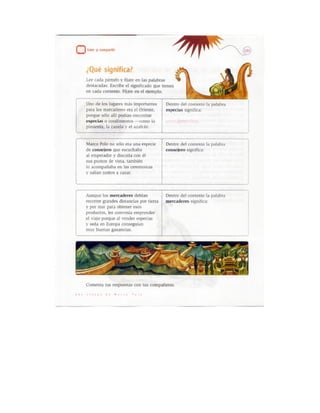 Español actividades cuarto grado 93