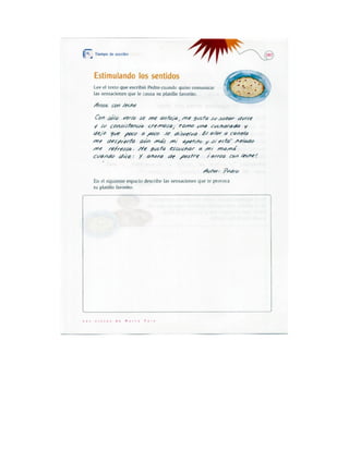 Español actividades cuarto grado 93