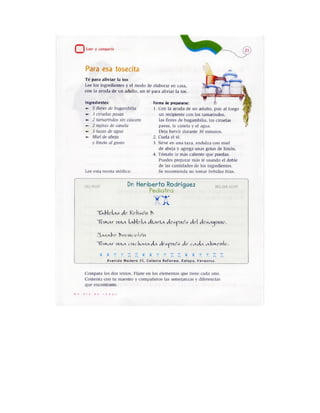 Español actividades cuarto grado 93