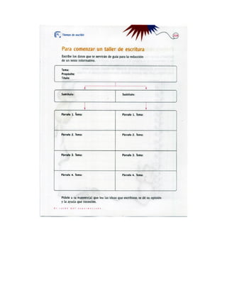 Español actividades cuarto grado 93