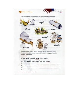 Español actividades cuarto grado 93