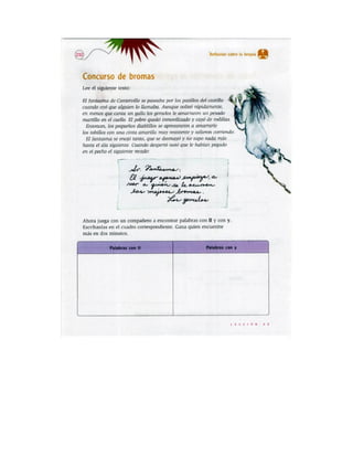 Español actividades cuarto grado 93