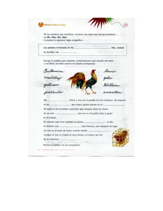 Español actividades cuarto grado 93