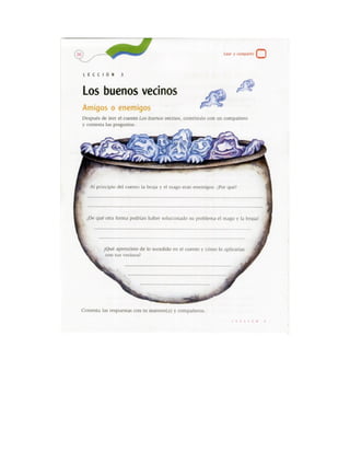 Español actividades cuarto grado 93