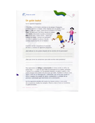 Español actividades cuarto grado 93