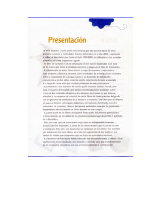 Español actividades cuarto grado 93