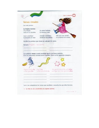 Español actividades cuarto grado 93