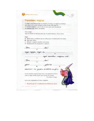 Español actividades cuarto grado 93