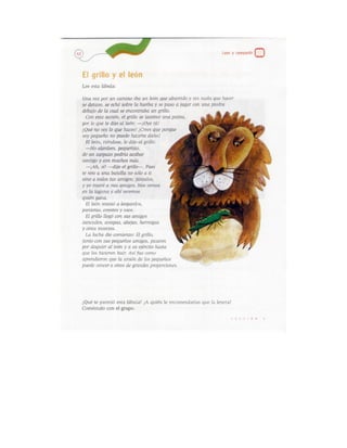 Español actividades cuarto grado 93