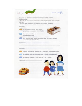 Español actividades cuarto grado 93