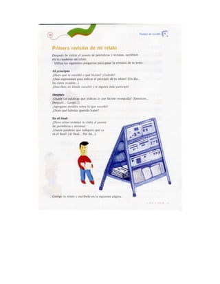 Español actividades cuarto grado 93