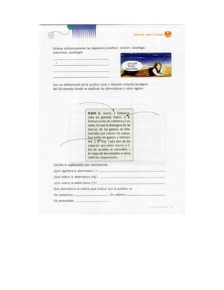 Español actividades cuarto grado 93