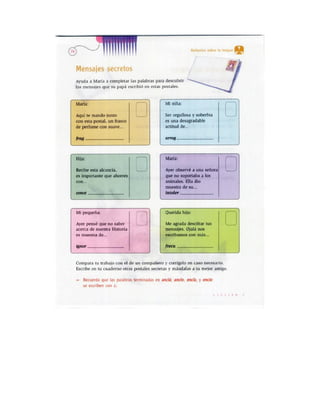 Español actividades cuarto grado 93