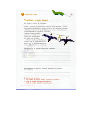 Español actividades cuarto grado 93