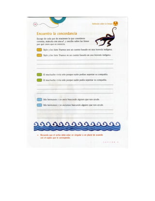 Español actividades cuarto grado 93