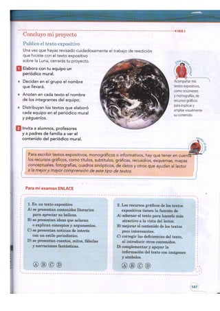 Español cuarto bimestre