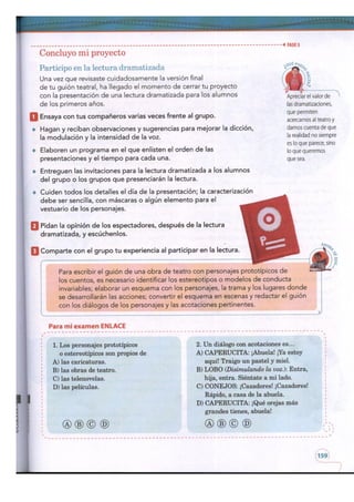 Español cuarto bimestre