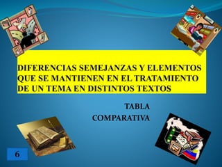 TABLA
COMPARATIVA
6
 