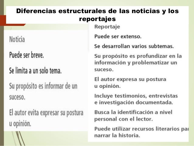 El reportaje