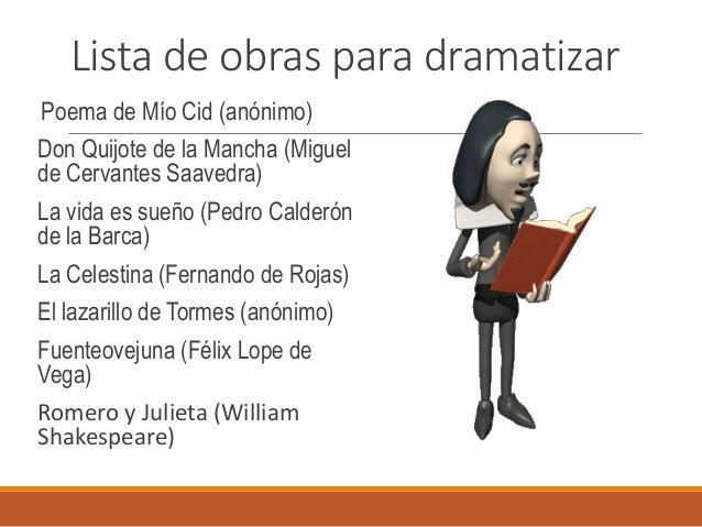 Lectura dramatizada de una obra de teatro