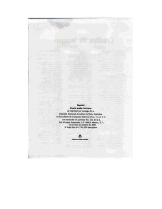 Español lecturas cuarto grado 93