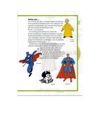 Español tercer grado lecturas