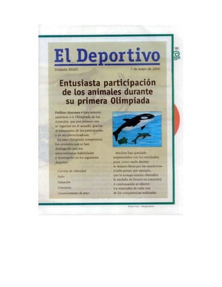 Español tercer grado lecturas