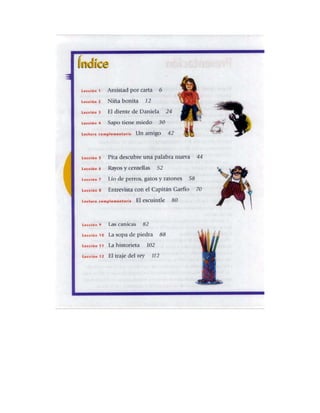 Español tercer grado lecturas