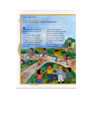 Español tercer grado lecturas