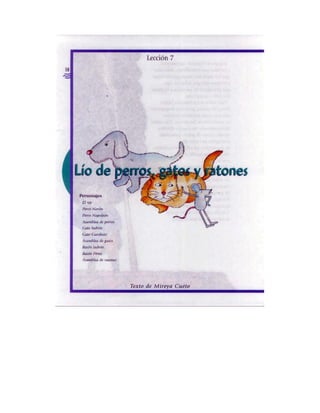 Español tercer grado lecturas