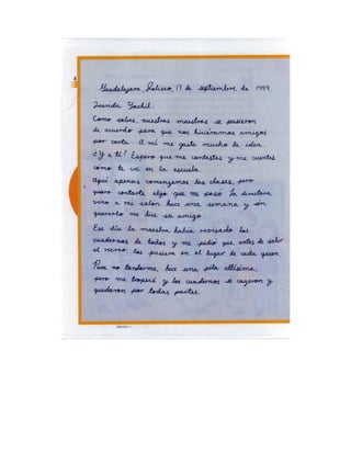 Español tercer grado lecturas