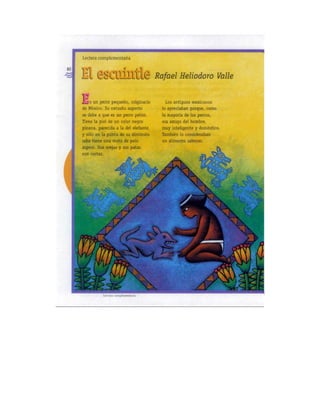 Español tercer grado lecturas