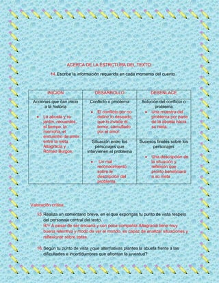 Español trabajo .... 2011