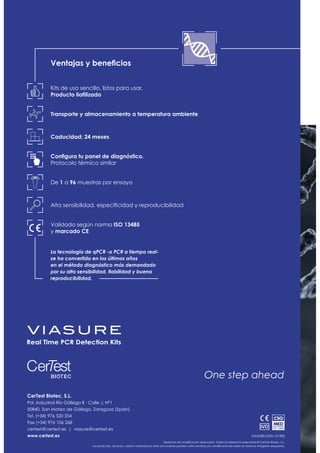 VIASURE® Real Time PCR Detection Kit