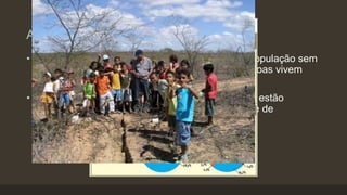 As cidades
• É impossível não pensar nos modos de vida da população sem
pensar nas cidades, afinal a maior parte das pessoas vivem
nas cidades.
• Em alguns anos, boa parte da população mundial estão
vivendo em cidades e em países com baixo índice de
desenvolvimento humano.
 