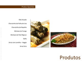 SalgadosEsfihaAberta - Carne | Mussarela | VerduraEsfiha Fechada – Carne | Mussarela | Verdura | RicotaEsfiha Integral – Carne | Verdura | RicotaEsfihaZaatarKibeFritoProdutos