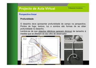 espaço e desenho de observação - regras a cumprir