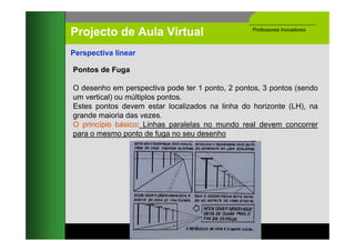 espaço e desenho de observação - regras a cumprir