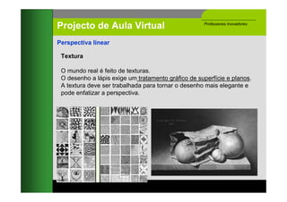 espaço e desenho de observação - regras a cumprir