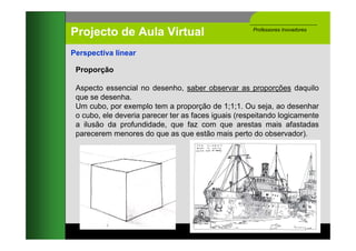 espaço e desenho de observação - regras a cumprir