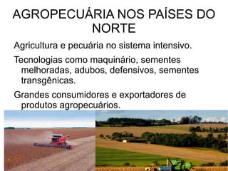 ESPAÇO RURAL SISTEMAS AGRÍCOLAS Extensivo -   Agricultura e pecuária tradicionais, emprego de técnicas e instrumentos arcaicos, intenso trabalho braçal e baixa produtividade. 
