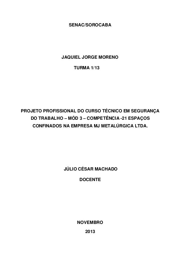 Seguranca do trabalho curso