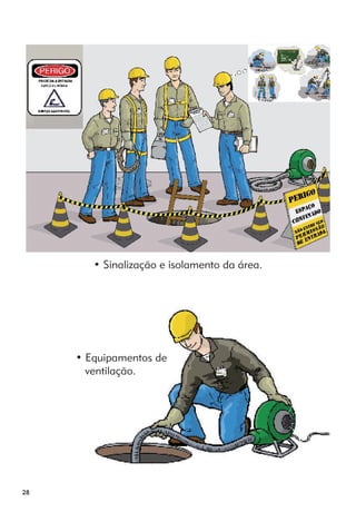 28 
• Sinalização e isolamento da área. 
• Equipamentos de 
ventilação. 
 