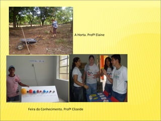 A Horta. Profª Elaine Feira do Conhecimento. Profª Clizeide 