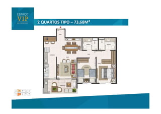  Espaço VIP Residencial - 2 e 3 quartos - Pechincha