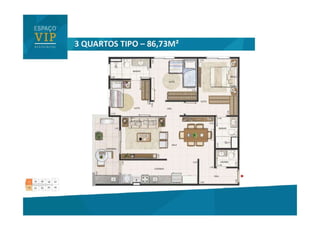  Espaço VIP Residencial - 2 e 3 quartos - Pechincha